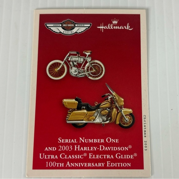 2003 Harley-Davidson 100th Anniversary Edition Set Hallmark Keepsake Ornaments - Picture 8 of 16